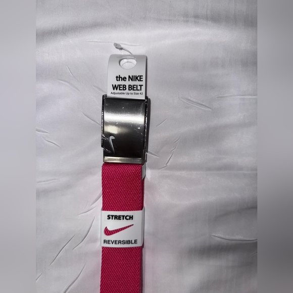 NWT Nike web belt men adjustable up to size 42, stretch material and reversible - Picture 8 of 8